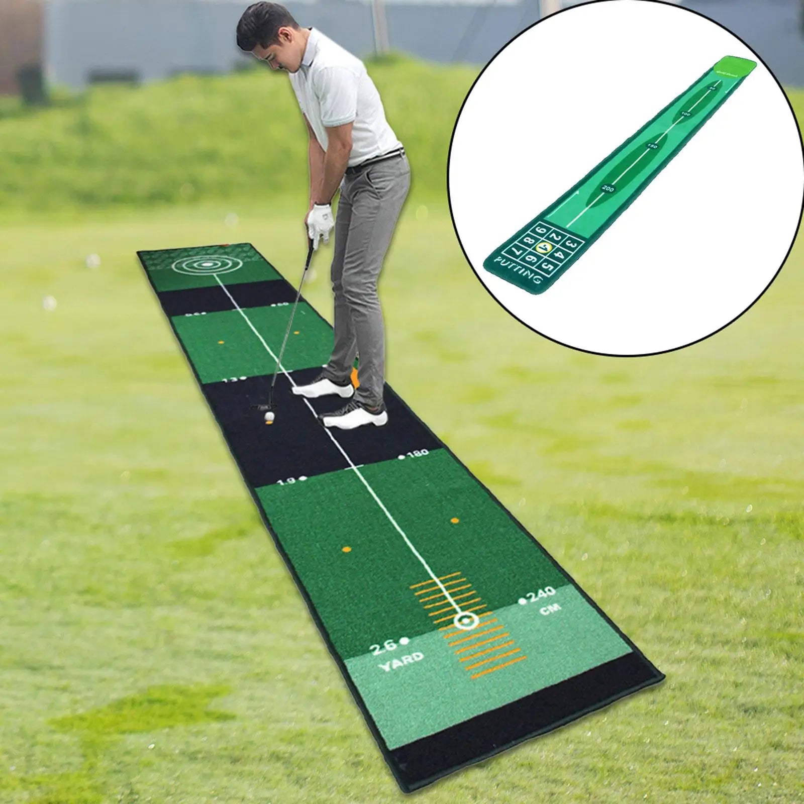 Indoor Putting Green – Practice Mat for Home & Office