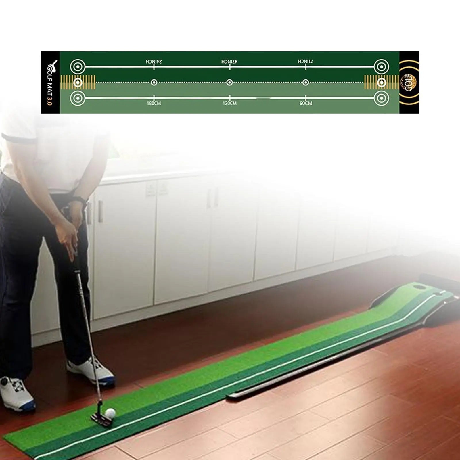 Indoor Putting Green – Practice Mat for Home & Office