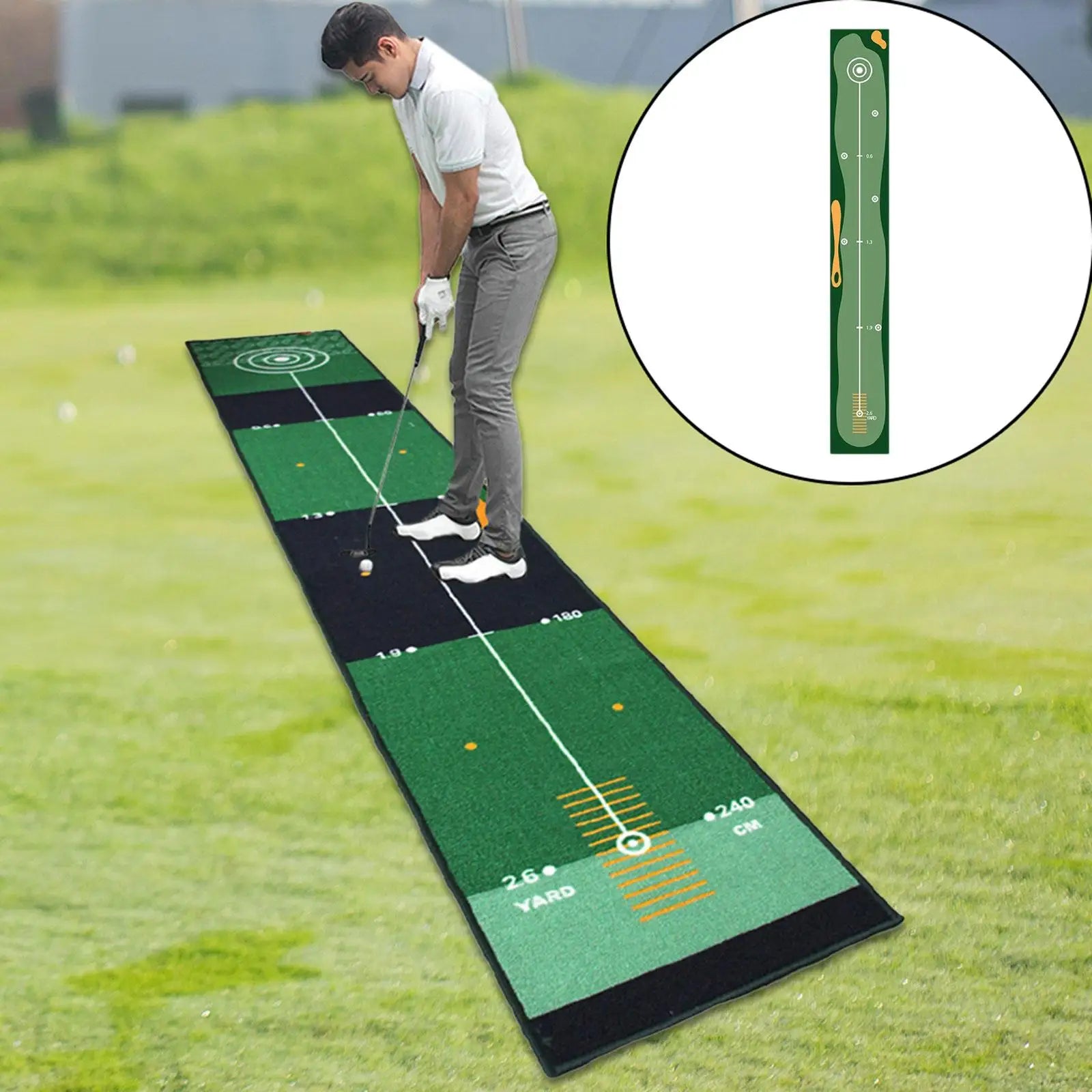 Indoor Putting Mat – Portable Practice Green