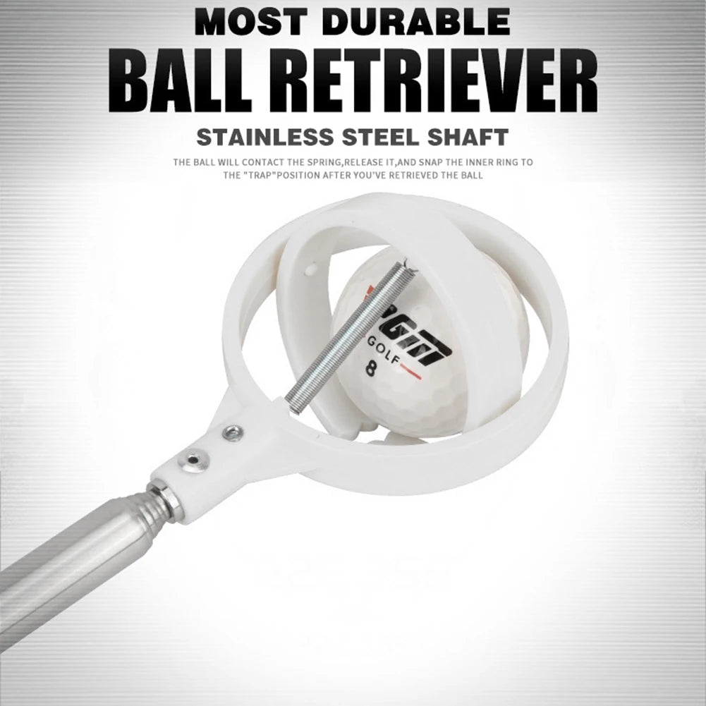 Telescopic Golf Ball Retriever – 8-Section Grabber