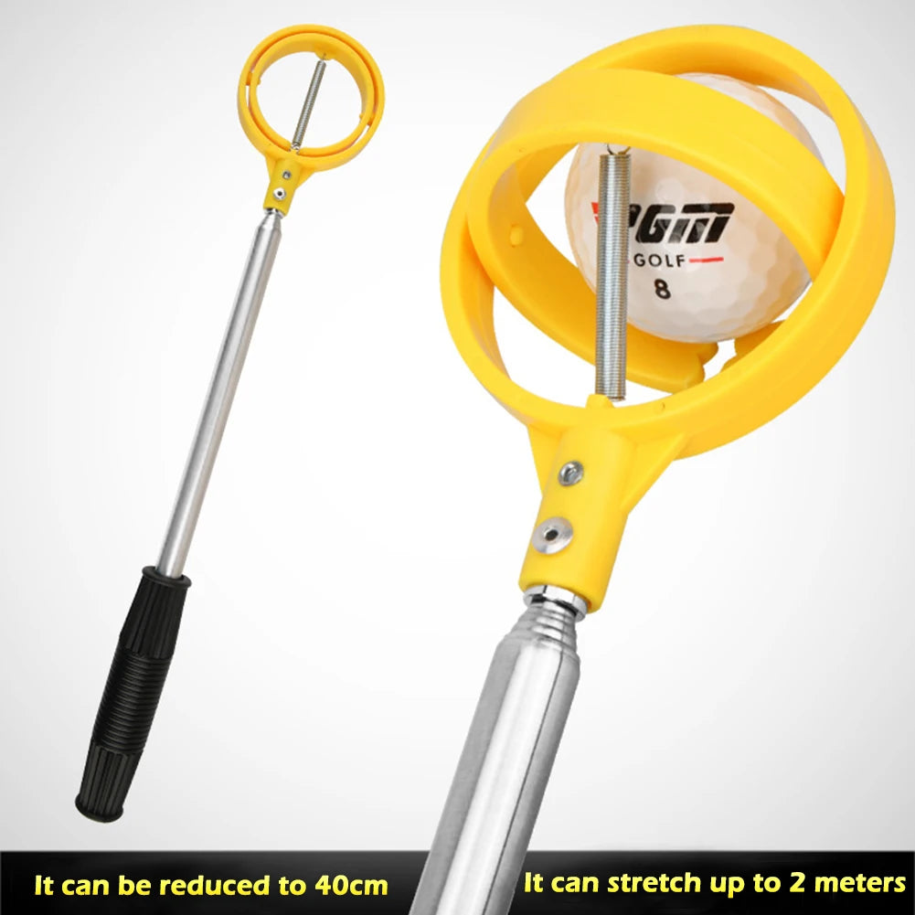 Telescopic Golf Ball Retriever – 8-Section Grabber