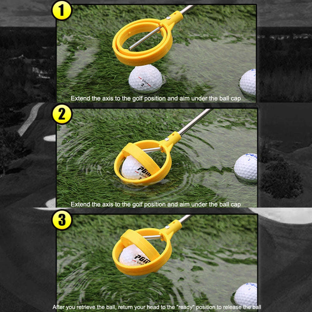 Telescopic Golf Ball Retriever – 8-Section Grabber