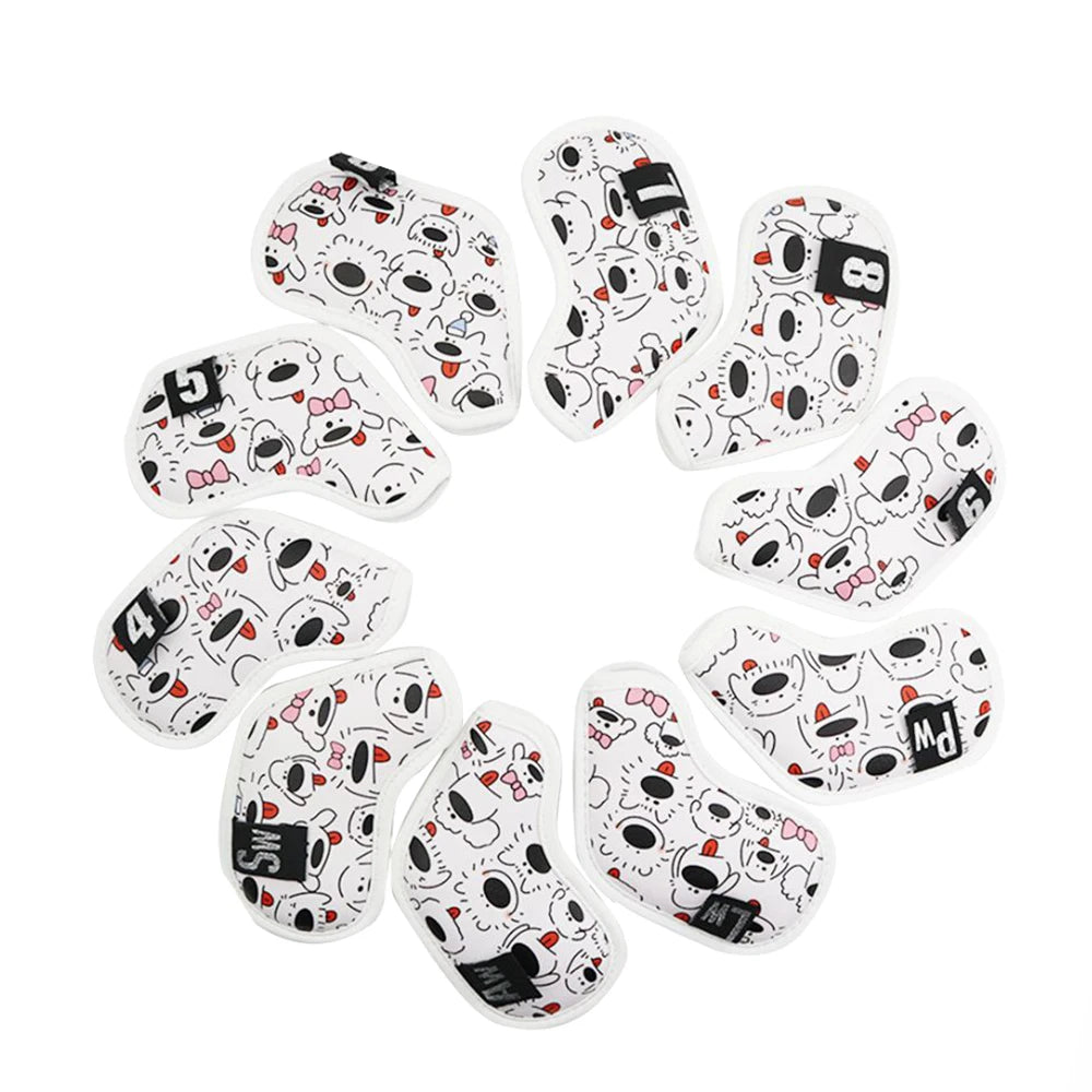 PU Leather Golf Head Covers – Driver, Fairway, Hybrid & Putter