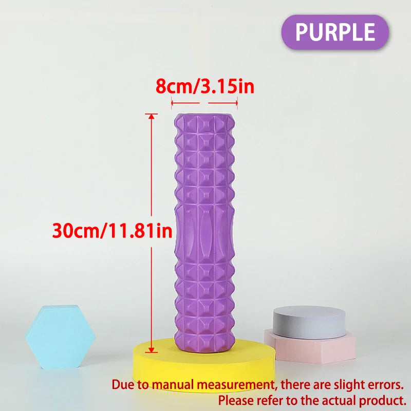 High-Density Foam Roller – Deep Tissue Muscle Recovery (30/45cm)