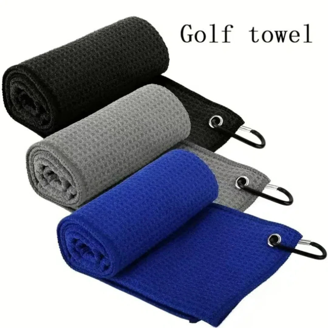 Microfiber Golf Towel with Carabiner Clip