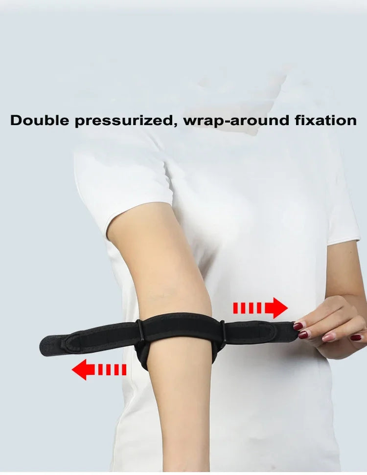 Golfer's Elbow Brace – Compression Support with Pad