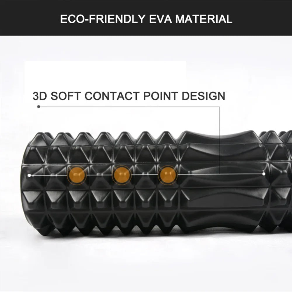 High-Density Foam Roller – Deep Tissue Muscle Recovery (30/45cm)