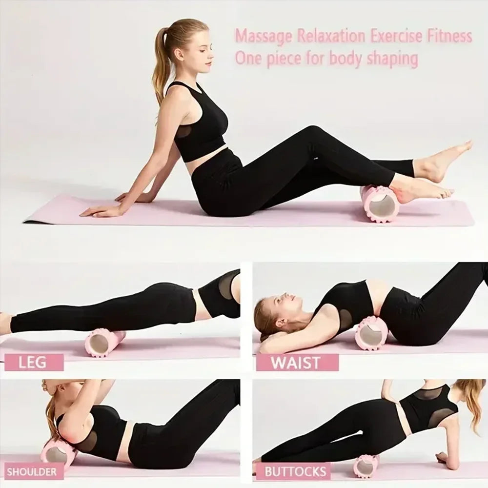 High-Density Foam Roller – Deep Tissue Muscle Recovery (30/45cm)