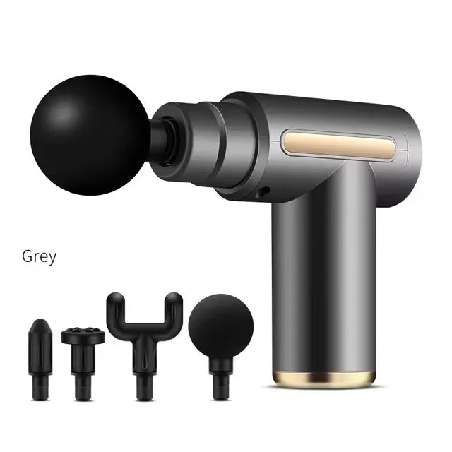 Percussion Massage Gun – Deep Tissue Recovery, 4-Piece Set