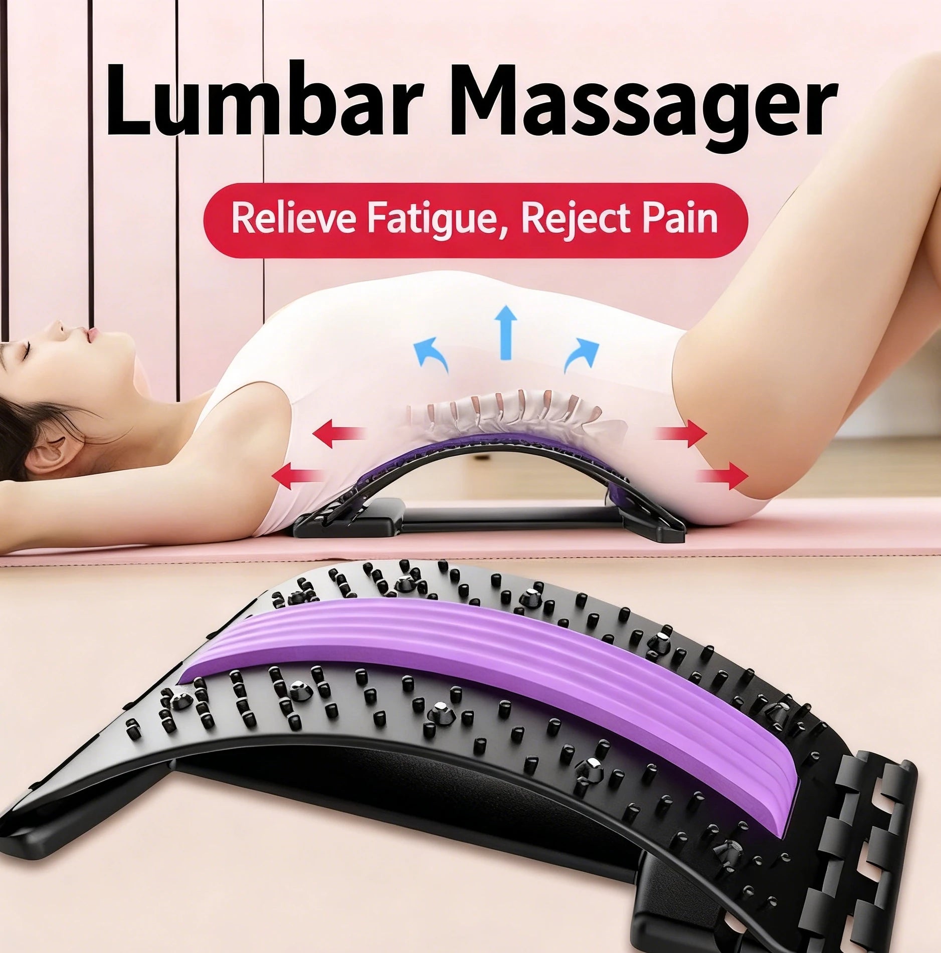 Lumbar Back Stretcher – Lower Back Relief for Golfers