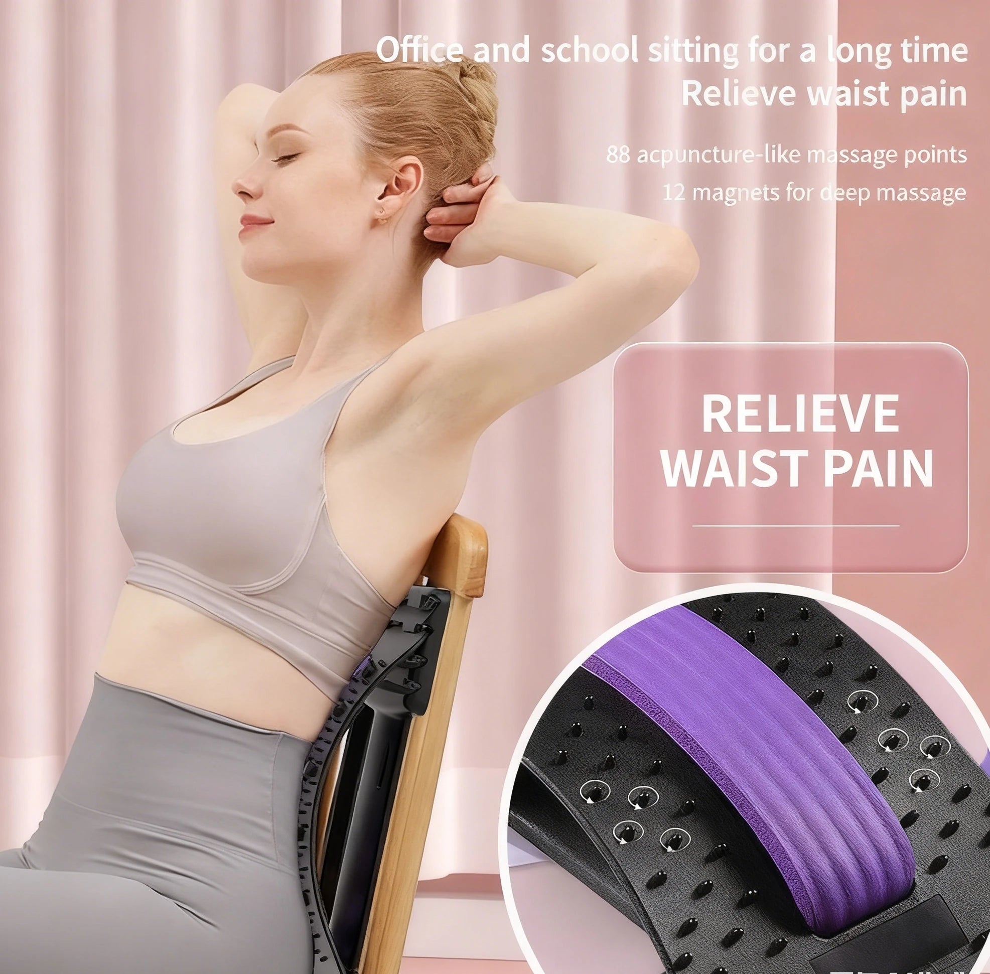 Lumbar Back Stretcher – Lower Back Relief for Golfers