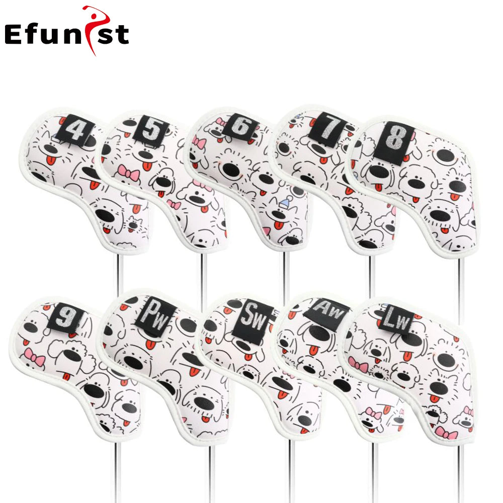 PU Leather Golf Head Covers – Driver, Fairway, Hybrid & Putter