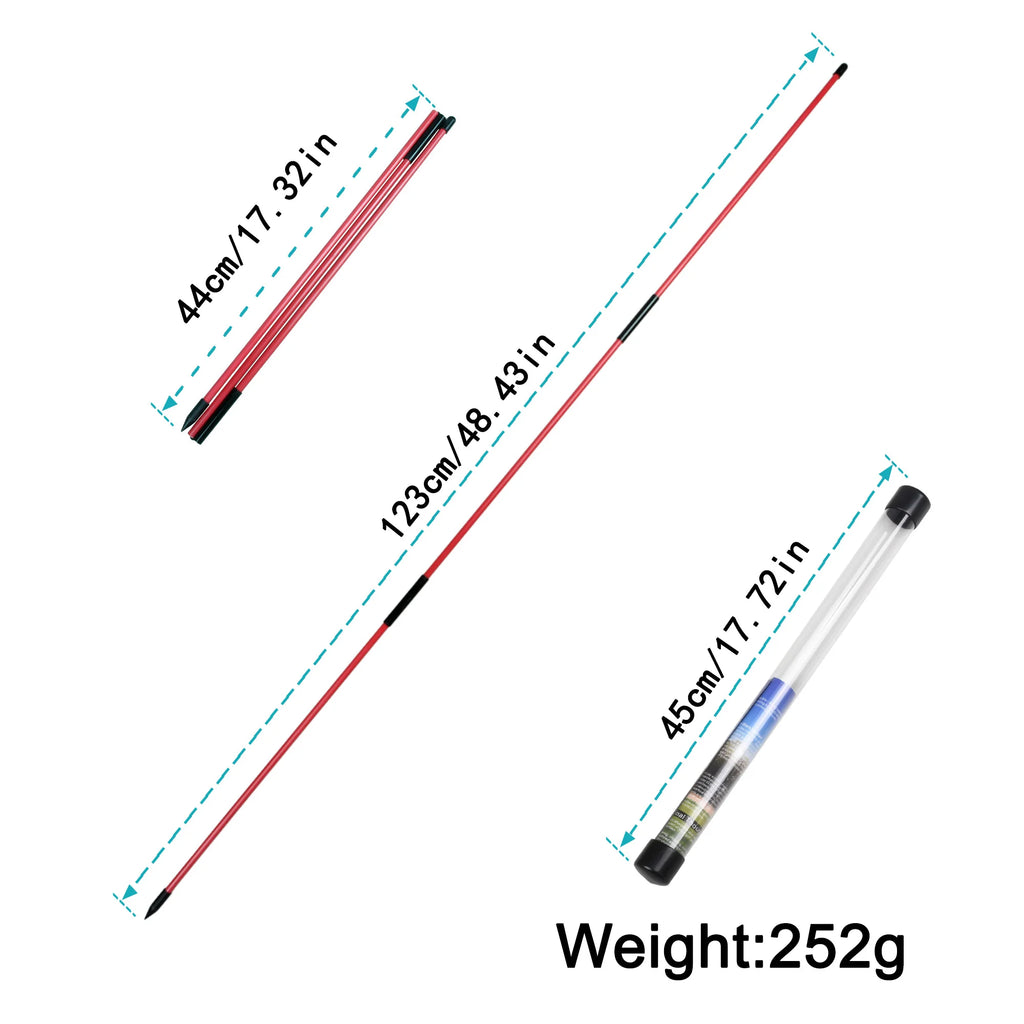 Golf Alignment Sticks (2-Pack) – 48" Collapsible Training Rods