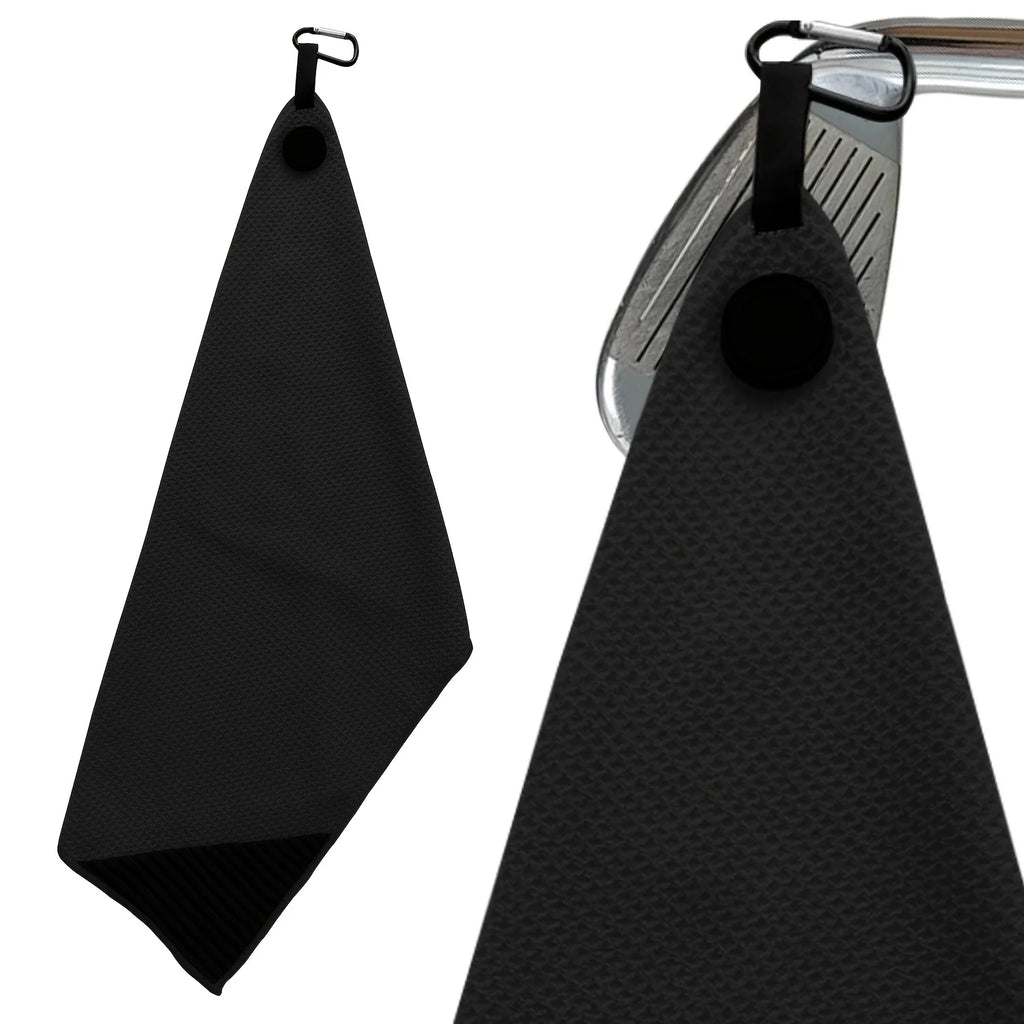 Magnetic Golf Towel – Microfiber, Sticks to Club or Cart