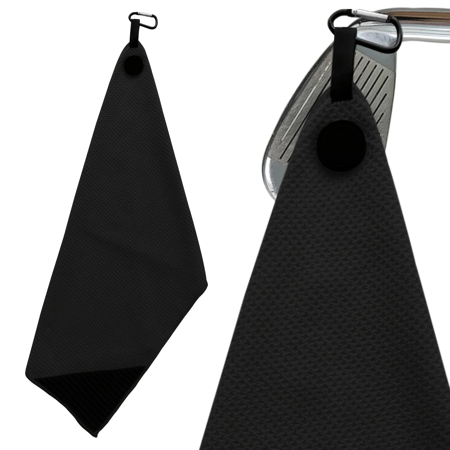 Magnetic Golf Towel – Microfiber, Sticks to Club or Cart