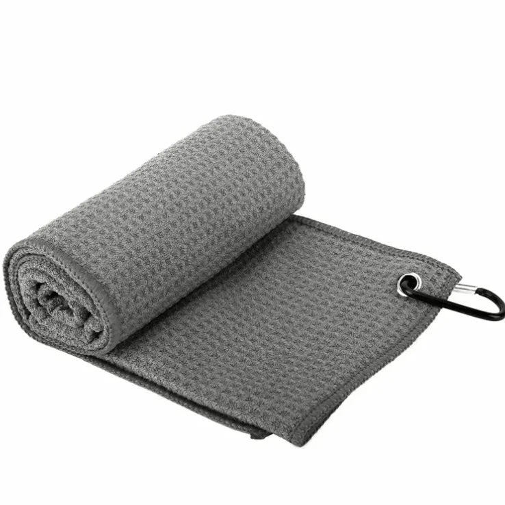 Microfiber Golf Towel with Carabiner Clip