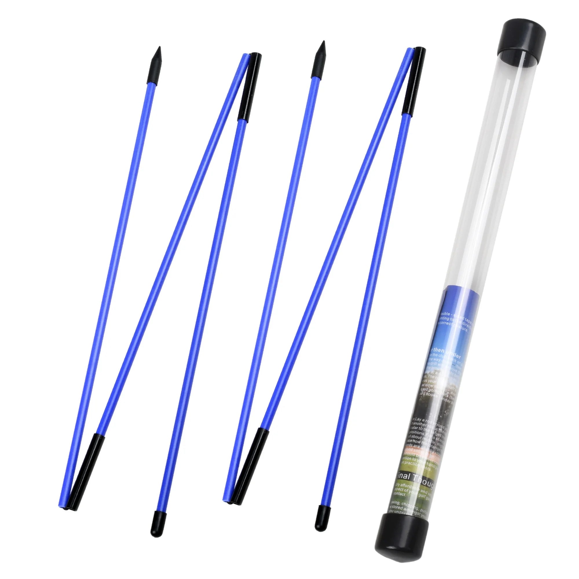 Golf Alignment Sticks (2-Pack) – 48" Collapsible Training Rods