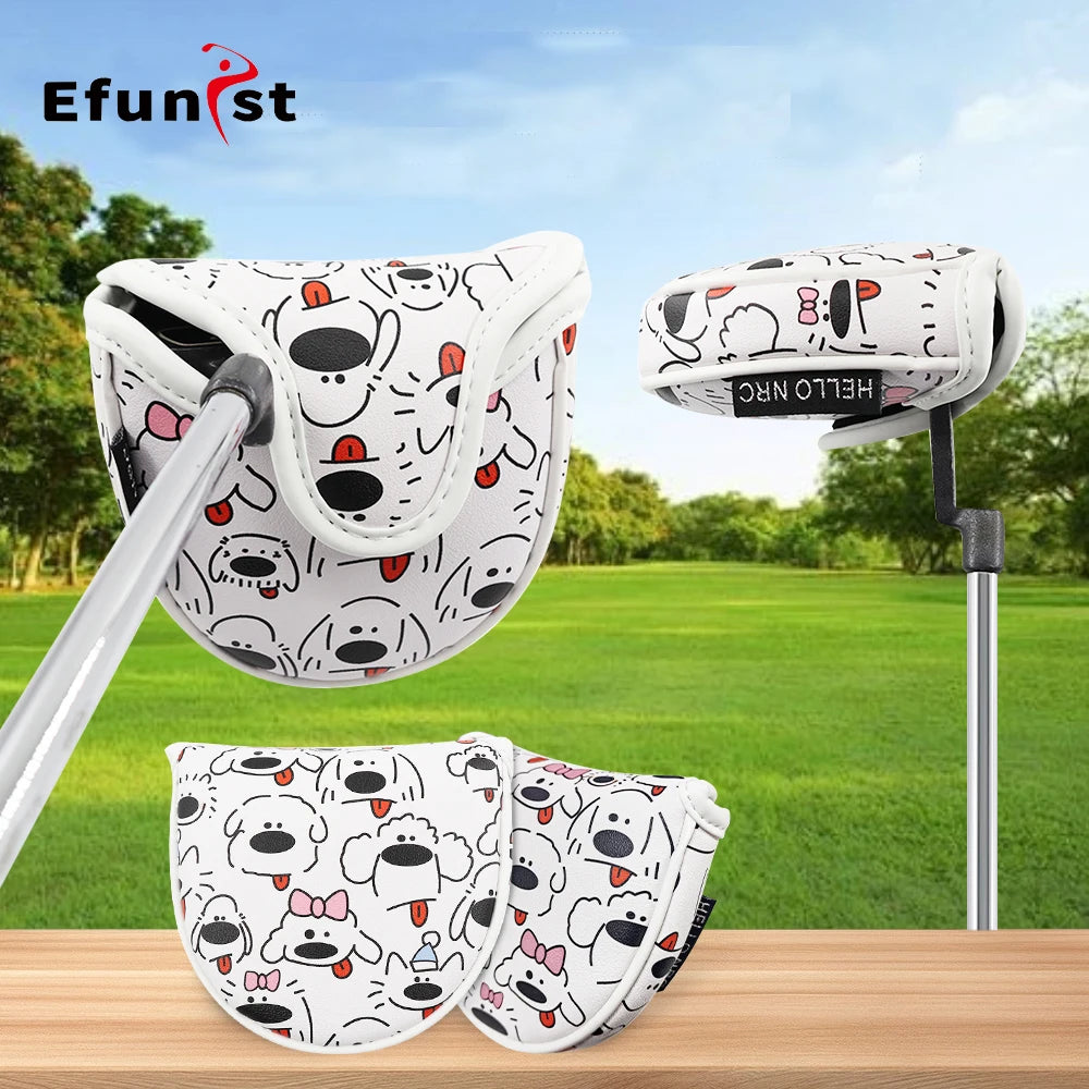 PU Leather Golf Head Covers – Driver, Fairway, Hybrid & Putter