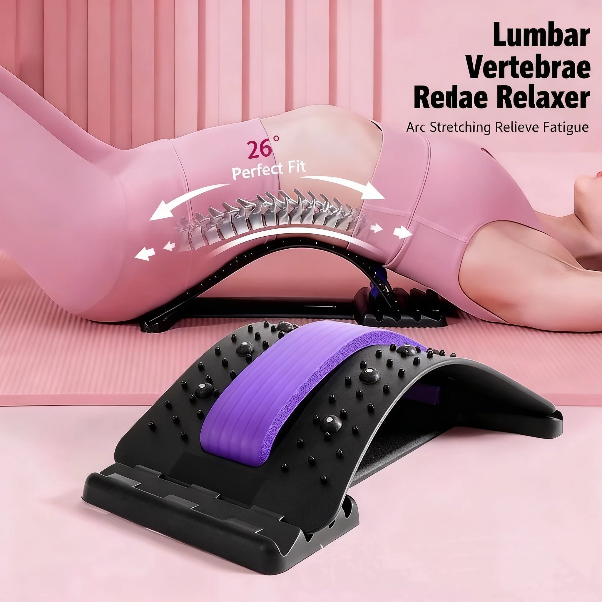 Lumbar Back Stretcher – Lower Back Relief for Golfers