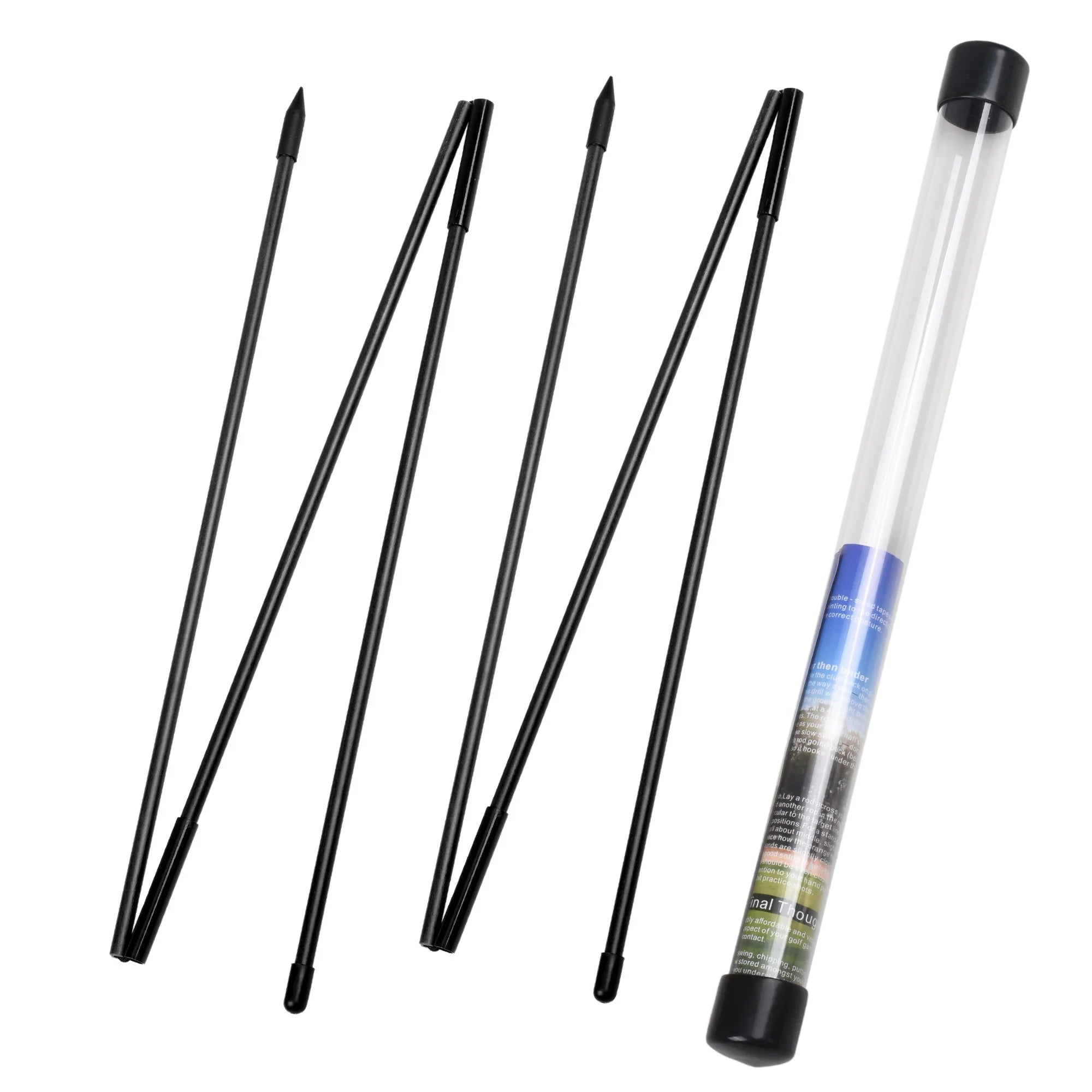Golf Alignment Sticks (2-Pack) – 48" Collapsible Training Rods