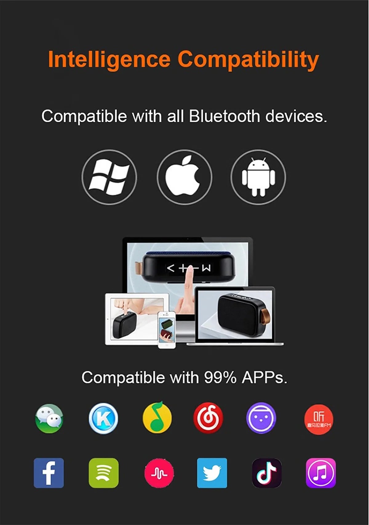 Fairway Bluetooth Golf Speaker – Clips to Cart or Bag
