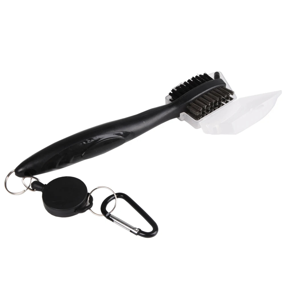 Golf Club Groove Cleaner Brush – Retractable, Dual-Sided