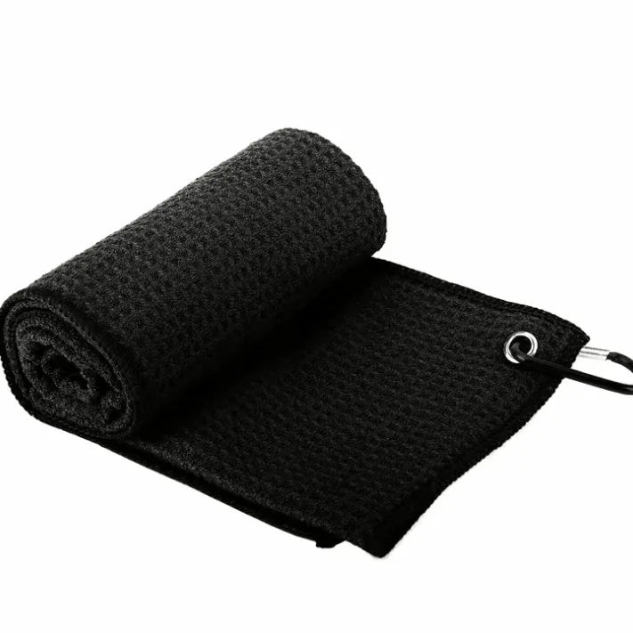 Microfiber Golf Towel with Carabiner Clip
