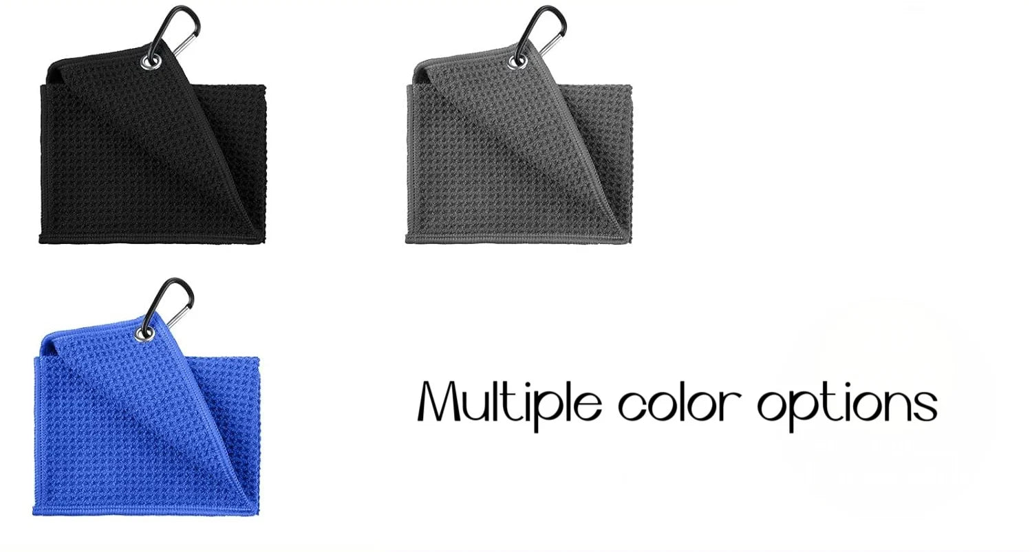 Microfiber Golf Towel with Carabiner Clip