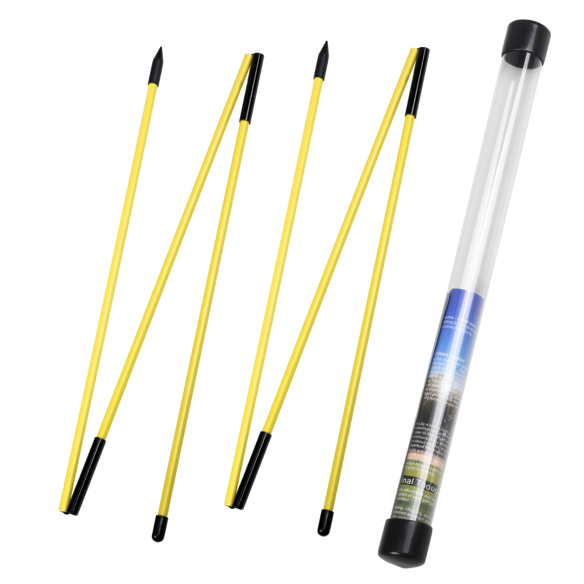 Golf Alignment Sticks (2-Pack) – 48" Collapsible Training Rods