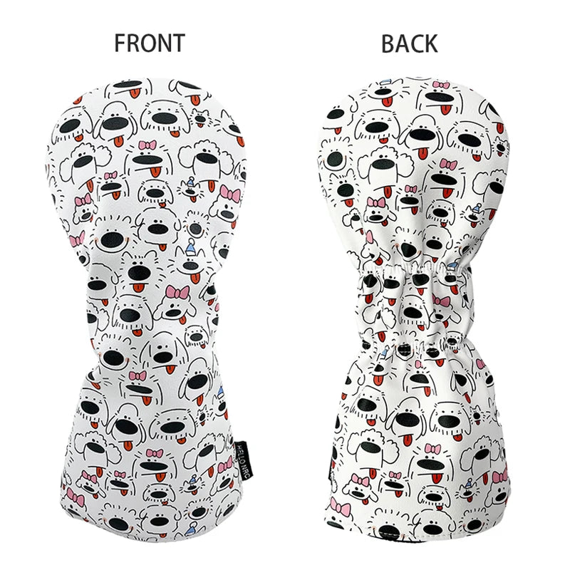 PU Leather Golf Head Covers – Driver, Fairway, Hybrid & Putter