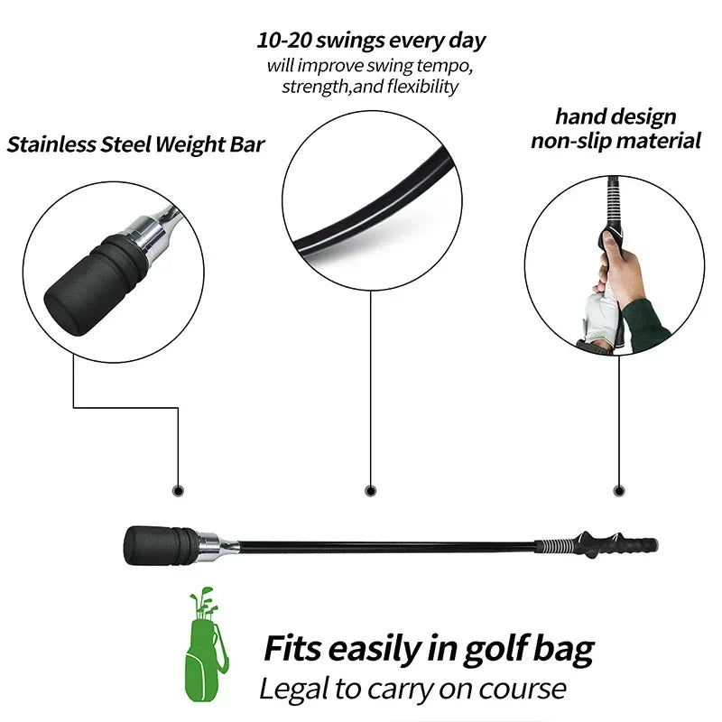Golf Swing Trainer – Tempo, Rhythm & Strength Aid