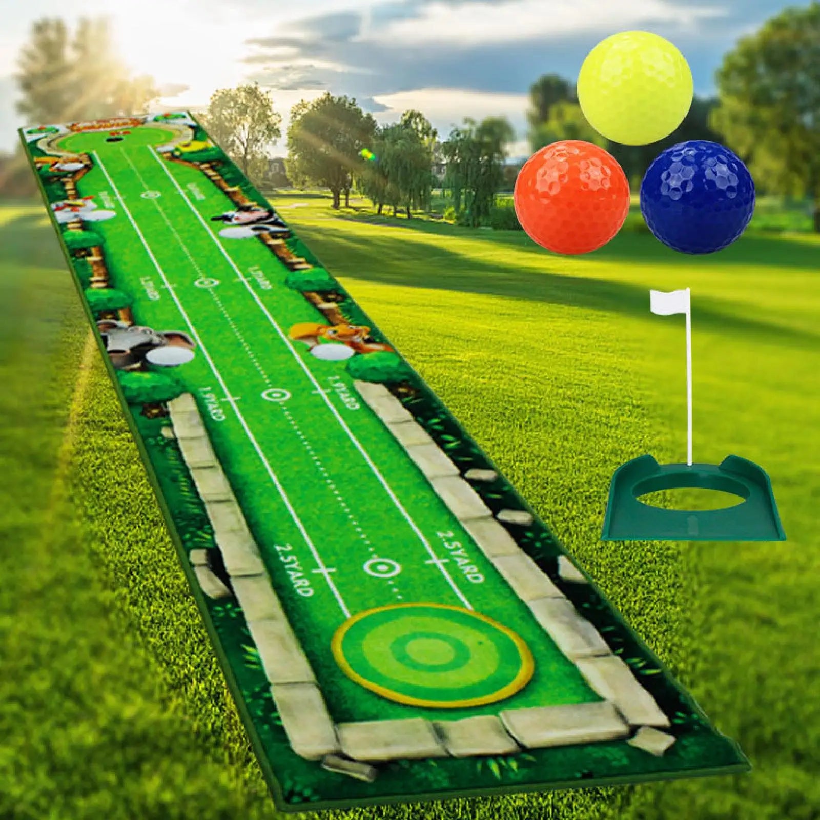 Indoor Putting Mat – Portable Practice Green